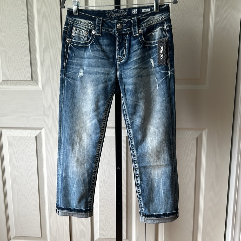 NWT MISS ME CAPRI JEANS - Picture 6 of 14